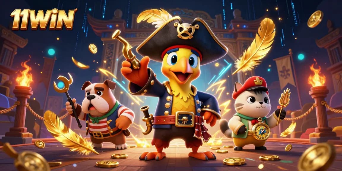 Join the 11WIN pirate adventure at a vibrant casino filled with treasures and excitement.