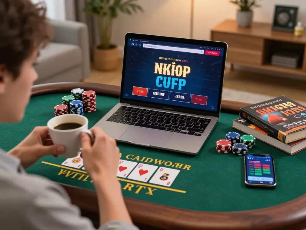 Engaging in strategic gameplay at trang chủ SC88 while enjoying online blackjack from home.