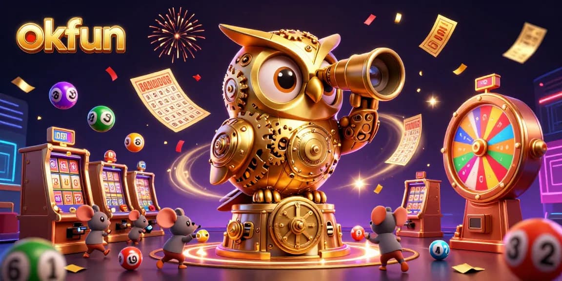 okfun brings excitement to the gaming floor with dynamic 3D casino elements and characters.