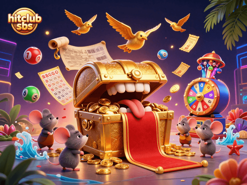 Engage with hitclub sbs in an animated 3D casino world filled with lotteries and prizes.