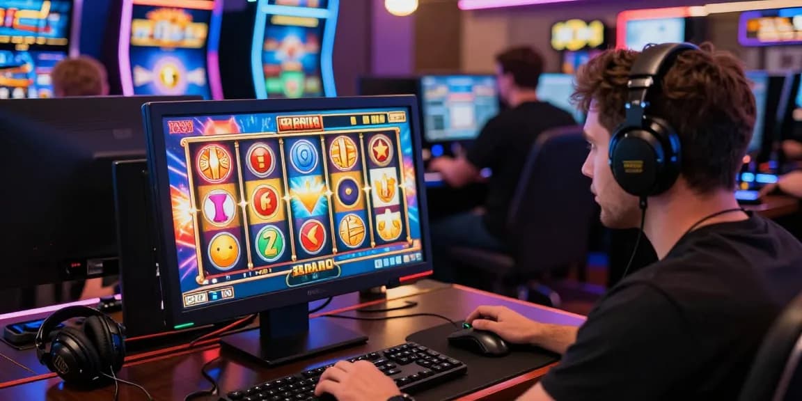 Pengalaman bermain Slot online di kasino virtual yang penuh warna dengan grafik menarik.