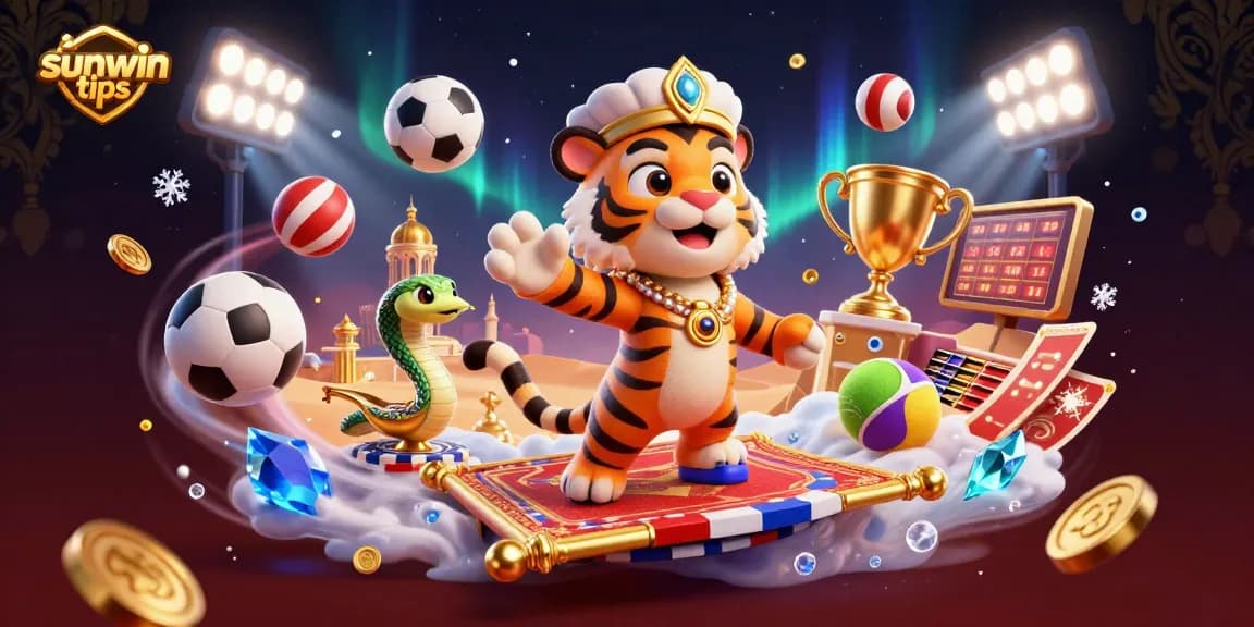 Experience winning strategies with sunwin tips in an ultra-detailed casino illustration featuring exotic elements.