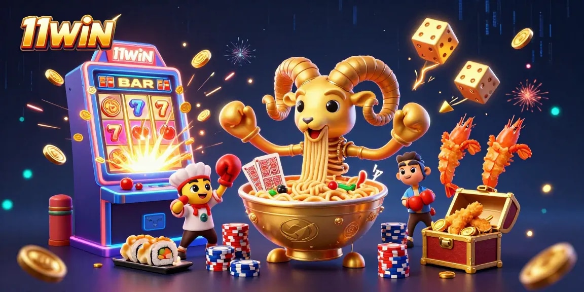 Experience thrilling wins at 11WIN with casino games featuring exciting characters and vibrant visuals.