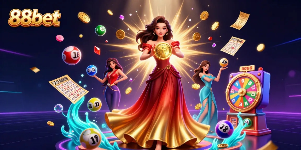 Experience thrilling gameplay at 88bet with vibrant gaming elements featuring rich casino visuals.