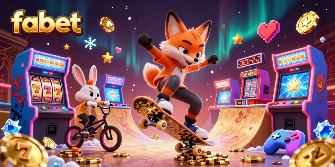 Experience fabet's vibrant casino world with 3D characters and dynamic gaming elements.