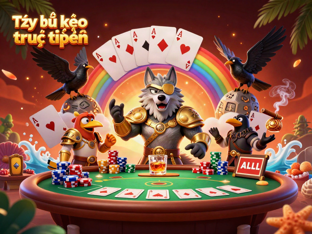 Tỷ lệ kèo trực tuyến illustration with Norse mythological figures and casino elements