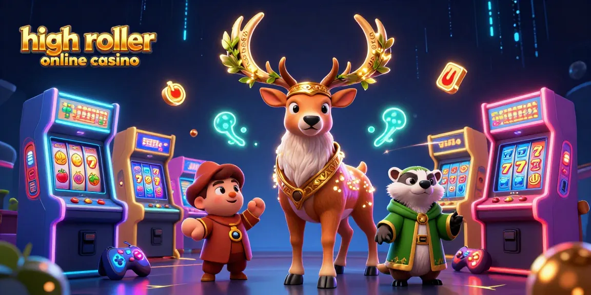 Spin to win at a high roller online casino featuring vibrant characters and dynamic game elements.