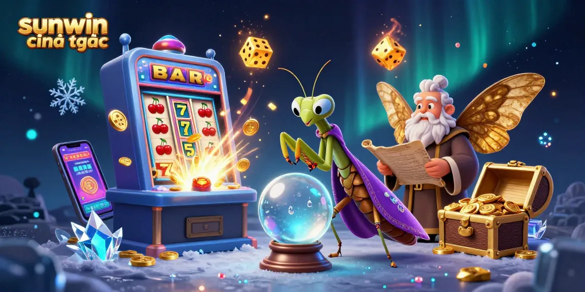 Spin and win at sunwin chính thức with 3D characters celebrating jackpot excitement!